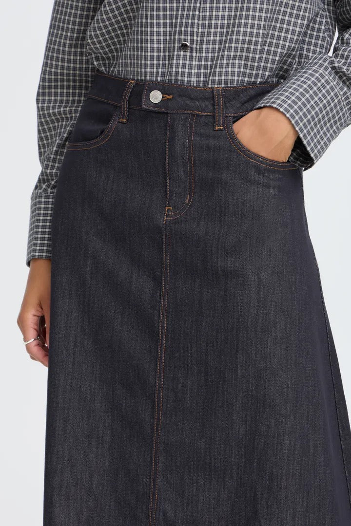 Indigo Denim Skirt