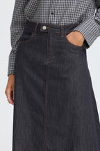Indigo Denim Skirt
