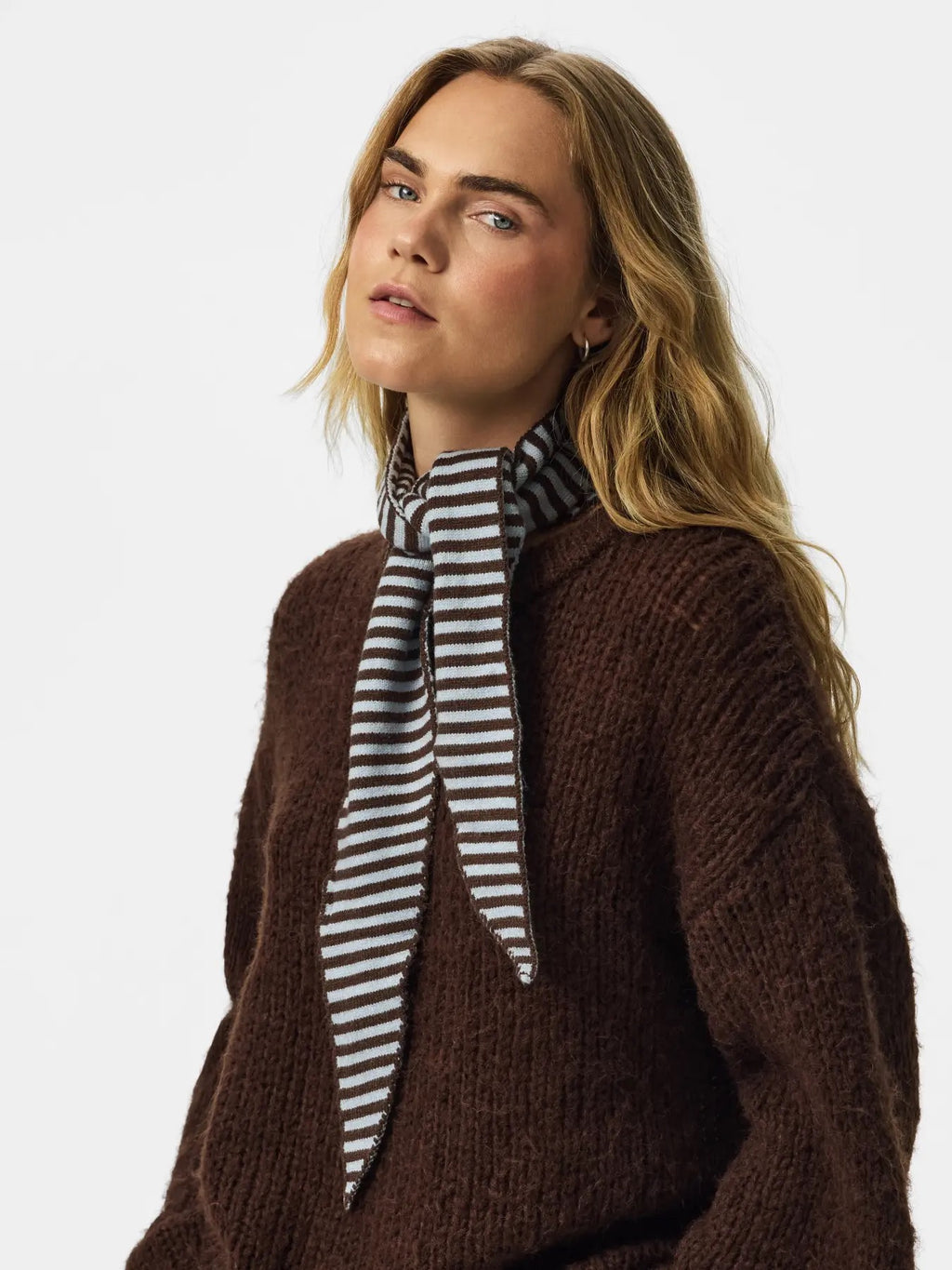 Knitted Triangle Scarf