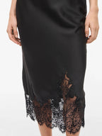Satin and Lace Skirt