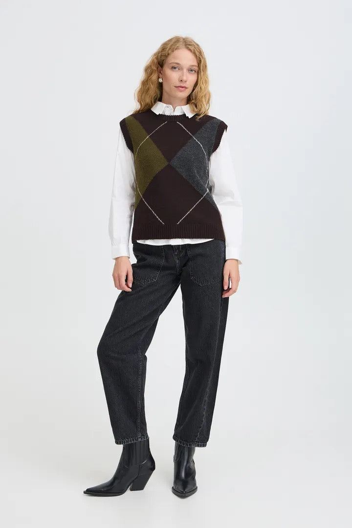 Argyle Knit Tank