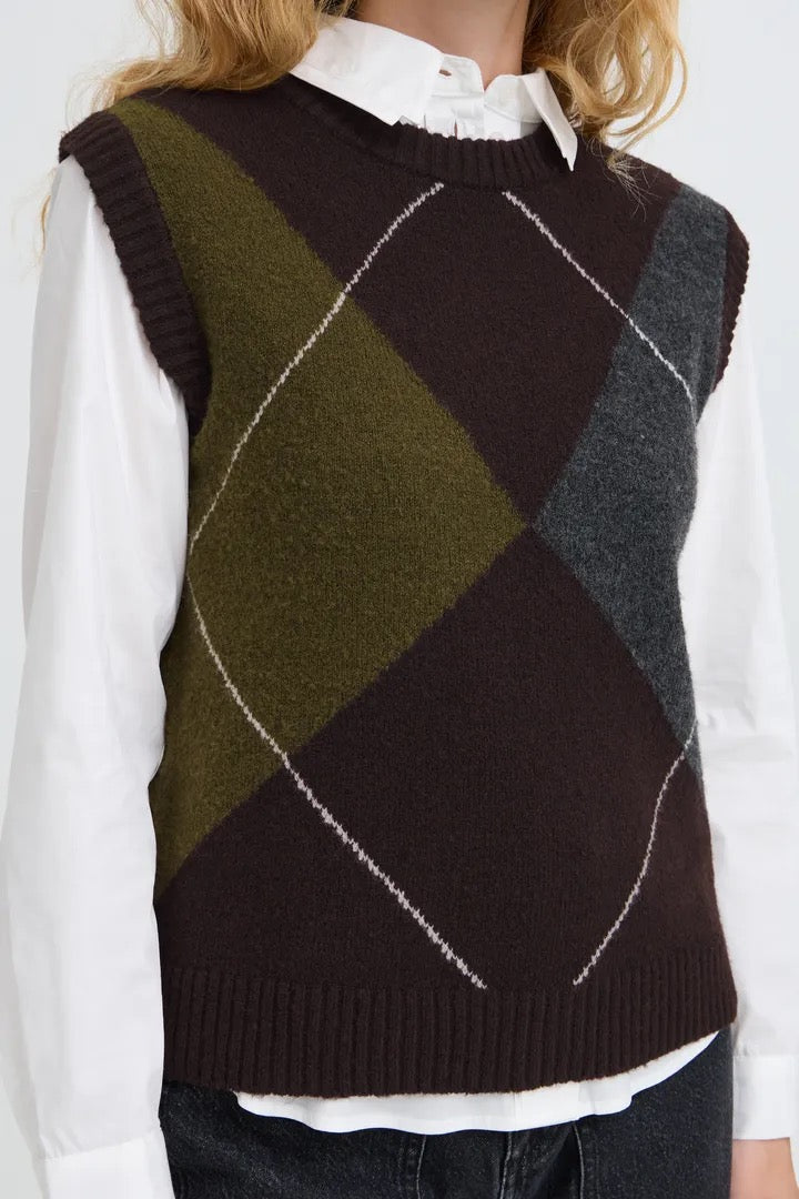Argyle Knit Tank