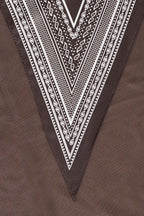Brown Paisley Scarf
