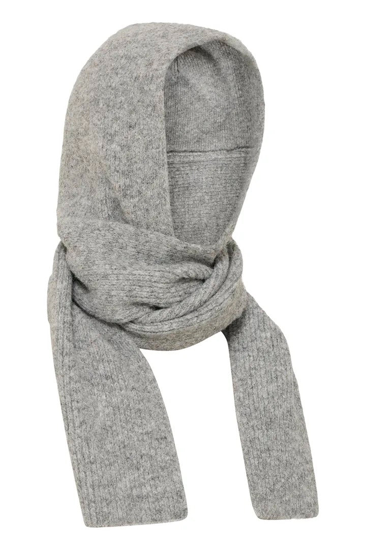 Hooded Knit Scarf