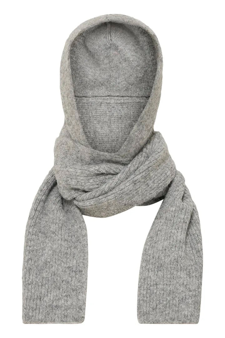 Hooded Knit Scarf