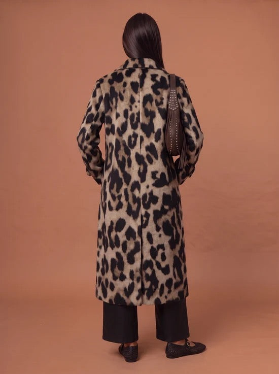 Leopard Print Coat - Large Print
