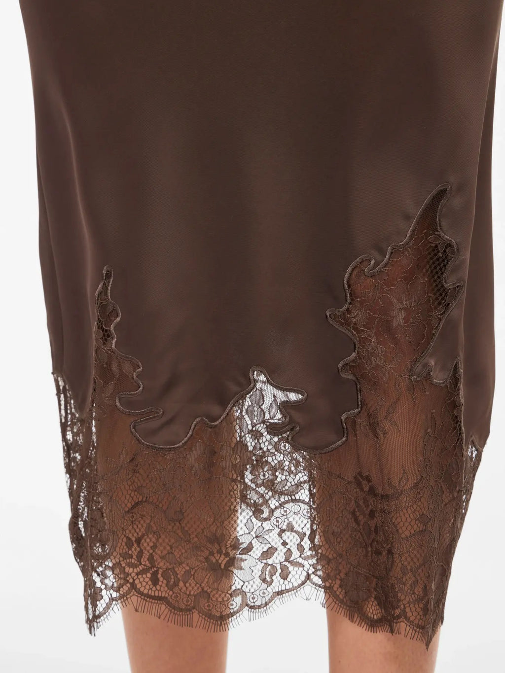 Satin and Lace Skirt