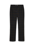 Straight Leg Check Trousers
