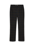 Straight Leg Check Trousers