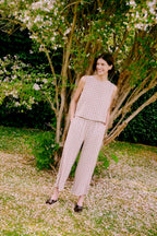 Gingham Linen co-ord