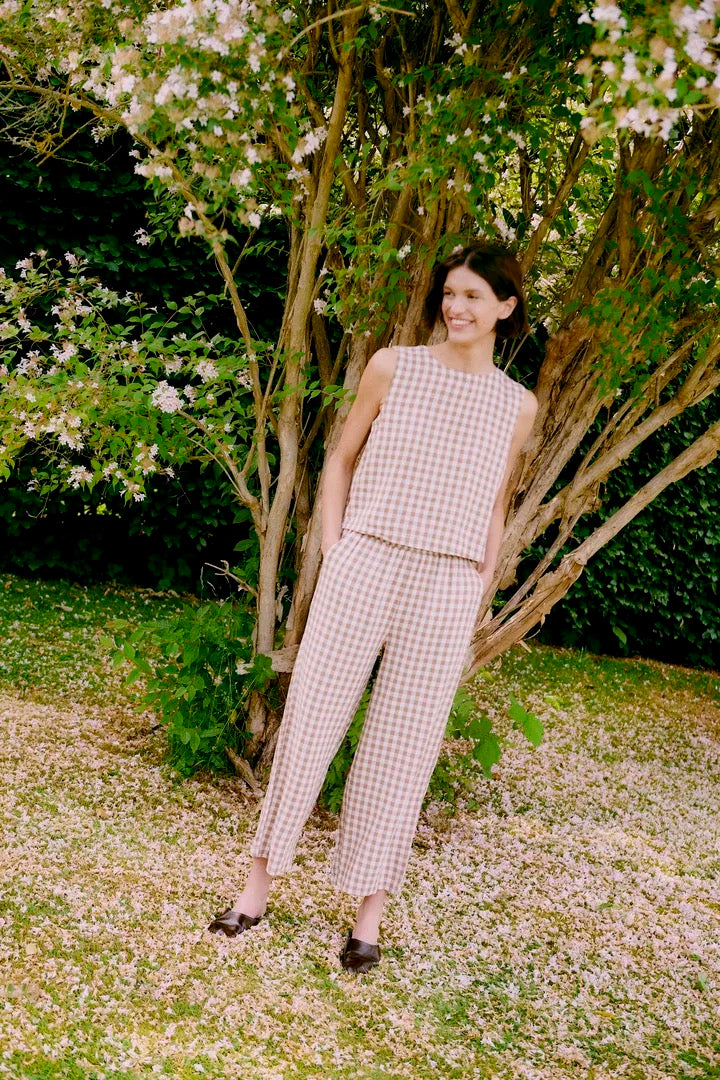 Gingham Linen co-ord