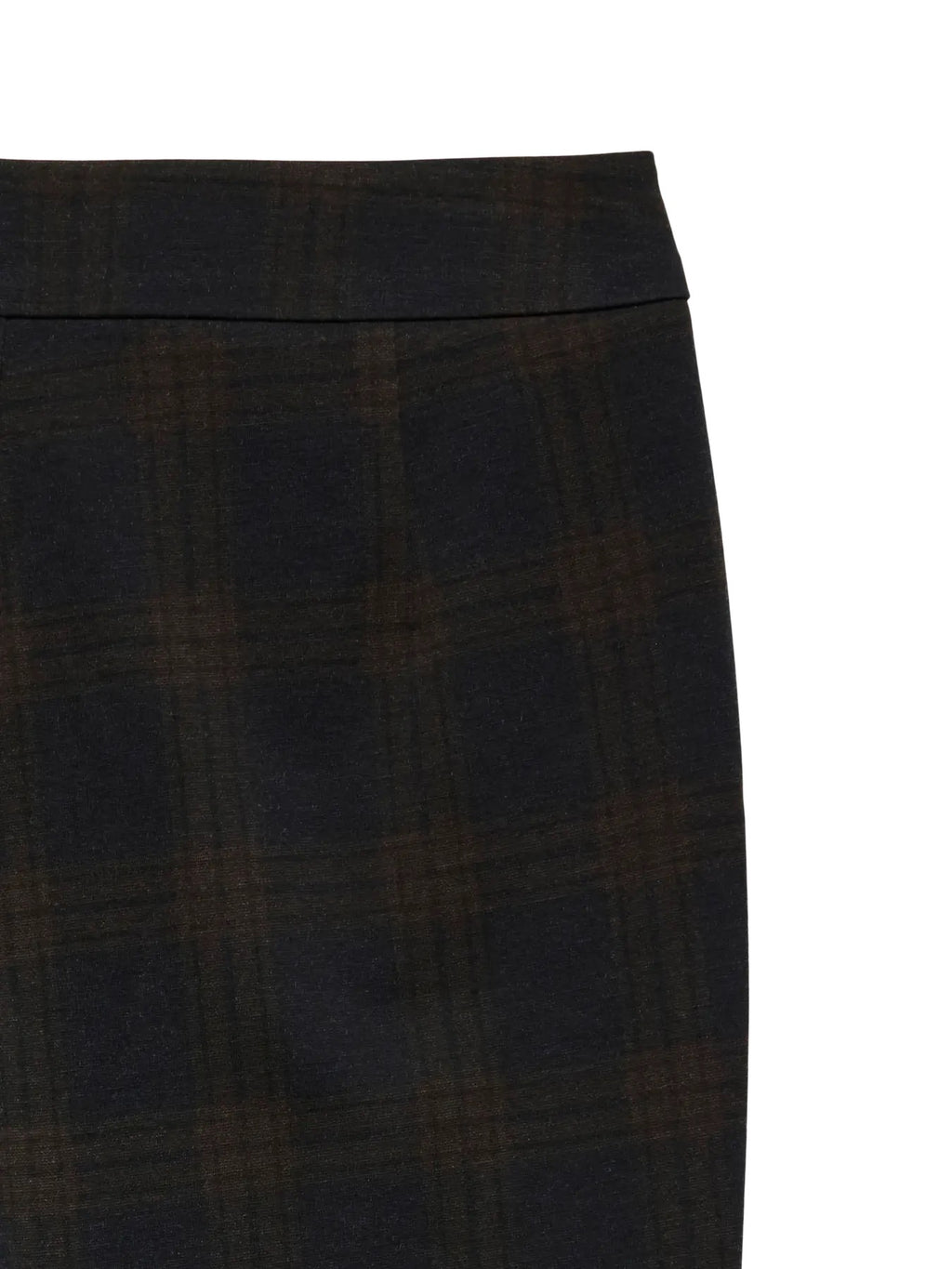 Straight Leg Check Trousers