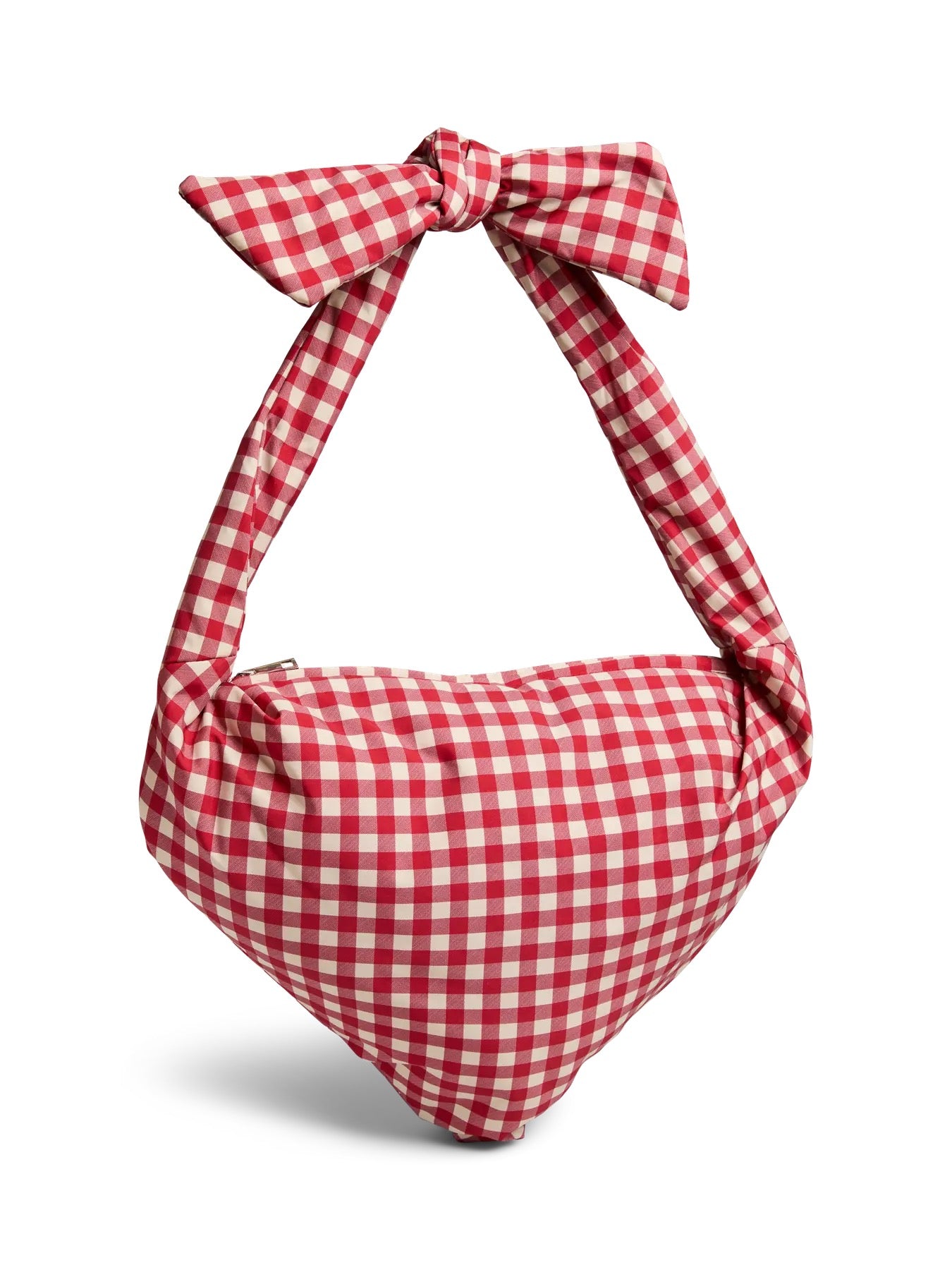 Red Gingham Heart Bag
