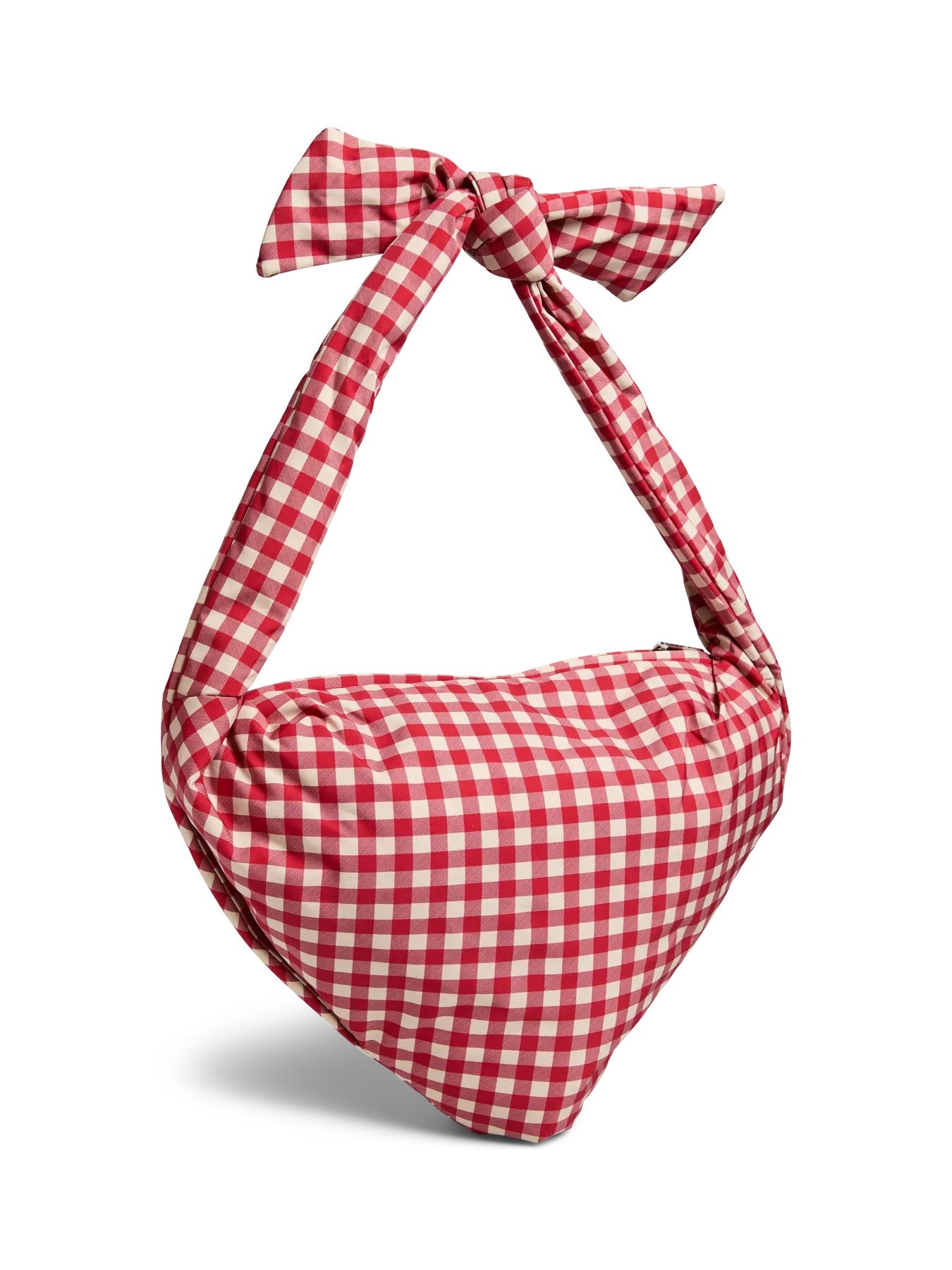 Red Gingham Heart Bag