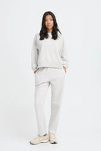 Grey Melange  Loungewear Set