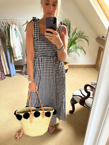 Black and white Gingham Sundress
