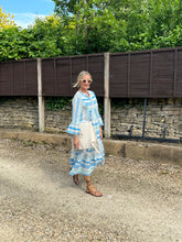 Load image into Gallery viewer, Aztec maxi dress - Blue/ Aqua
