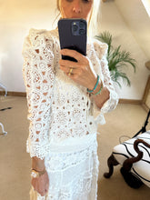 Load image into Gallery viewer, Crochet Cardigan - Off White
