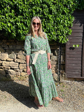 Load image into Gallery viewer, Green Floral Blouse
