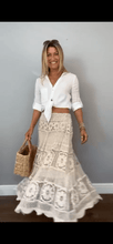 Load image into Gallery viewer, Crochet Skirt - Stone
