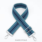 Leather Cross Body Bag - Navy