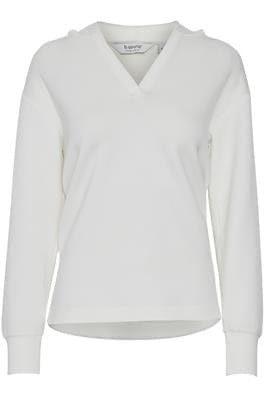 White Modal Hoodie