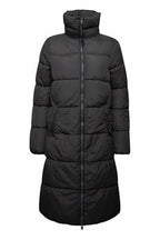 Quilted Coat  - Black