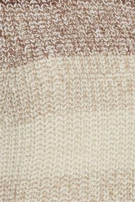 Chunky Knit Stripe Tank - Beige