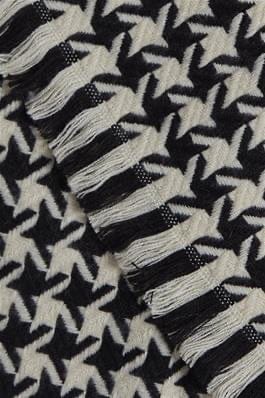 Dog Tooth Check Scarf