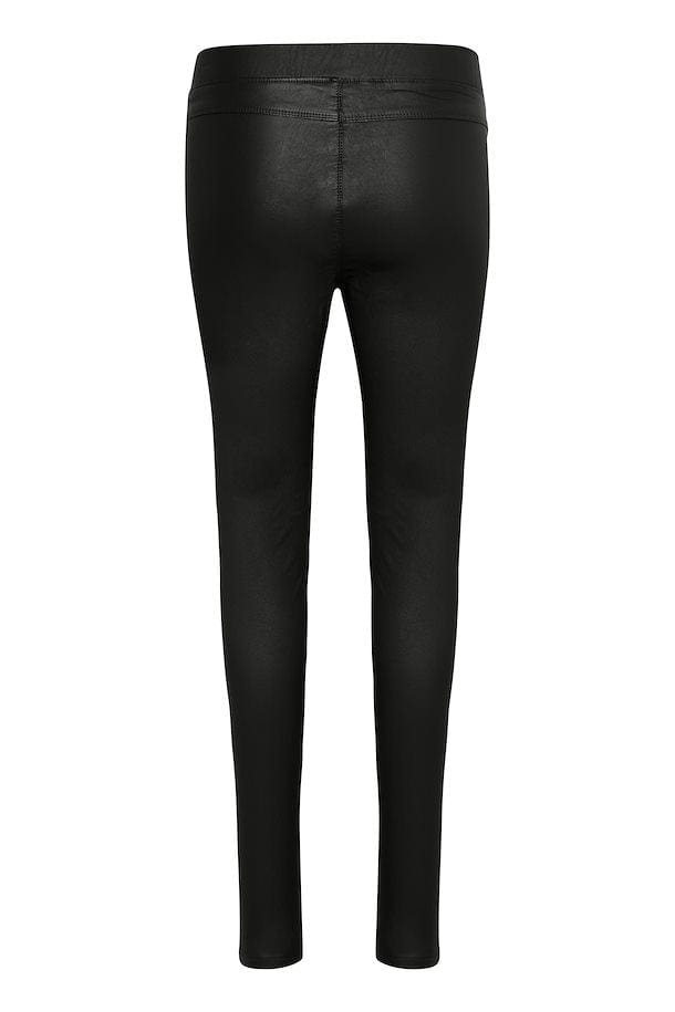 Black Faux Leather Leggings