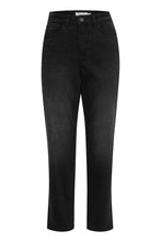 Load image into Gallery viewer, Straight Leg Jeans - Washed Black
