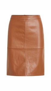 Pleather pencil skirt