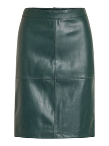 Pleather pencil skirt