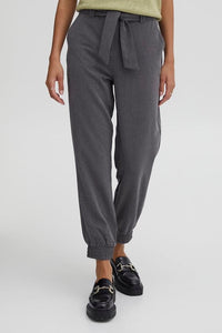 Grey Cuff Pants