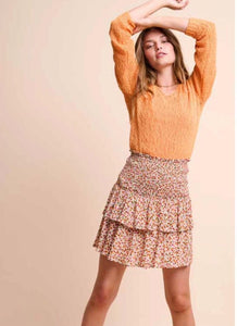 Flower Birch Ra Ra Skirt