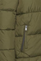 Quilted Coat  - Black