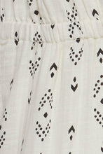 Load image into Gallery viewer, Cream and black woven sundress
