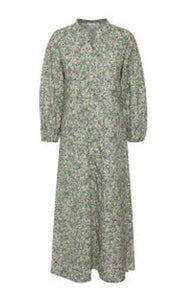 Green Floral Dress