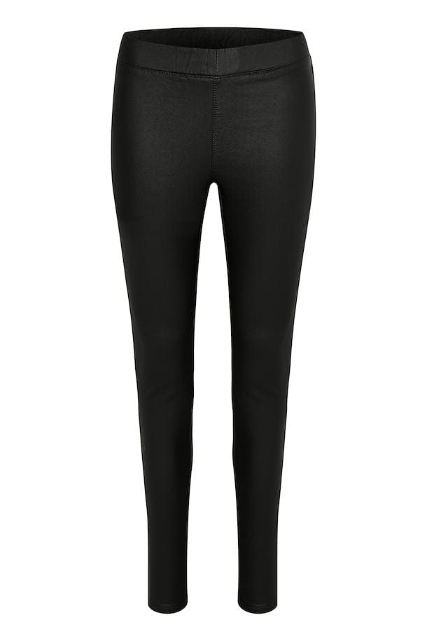 Black Faux Leather Leggings