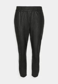 Faux Leather Joggers