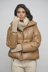 Faux Fur Mittens - Angora