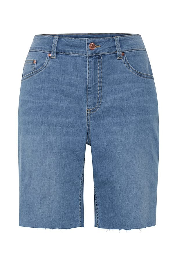Pale blue  Denim Shorts