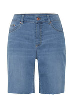 Load image into Gallery viewer, Pale blue  Denim Shorts
