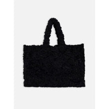 Load image into Gallery viewer, Faux Shearling Shopper - Black

