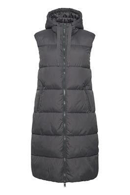 Quilted Gilet - Blackened Pearl