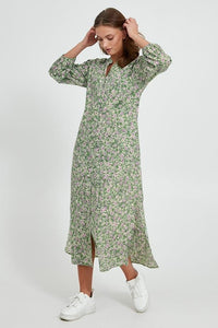 Green Floral Dress