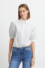 Load image into Gallery viewer, Scallop Collar Blouse - White
