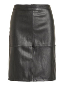 Pleather pencil skirt