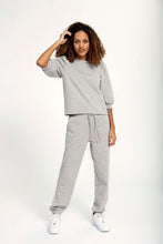 Load image into Gallery viewer, Grey Marl Mix and Match Loungewear - Short Sleeve Top
