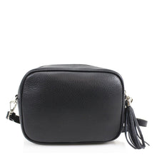 Load image into Gallery viewer, Leather Cross Body Bag - Black
